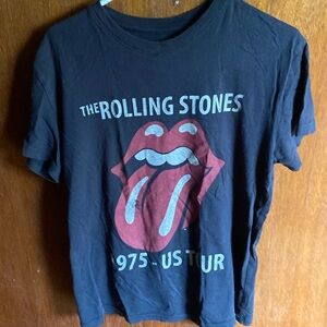 Women’s. Jr’s Small The Rolling Stones Black T-shirt